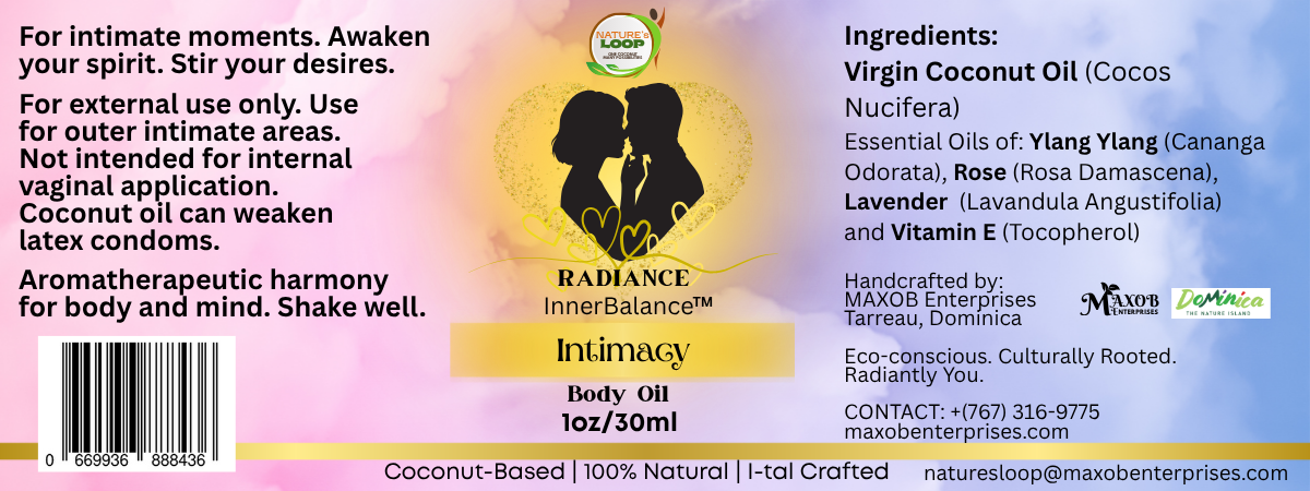 Radiance InnerBalance Intimacy Body Oil (1oz/30ml) - Image 2