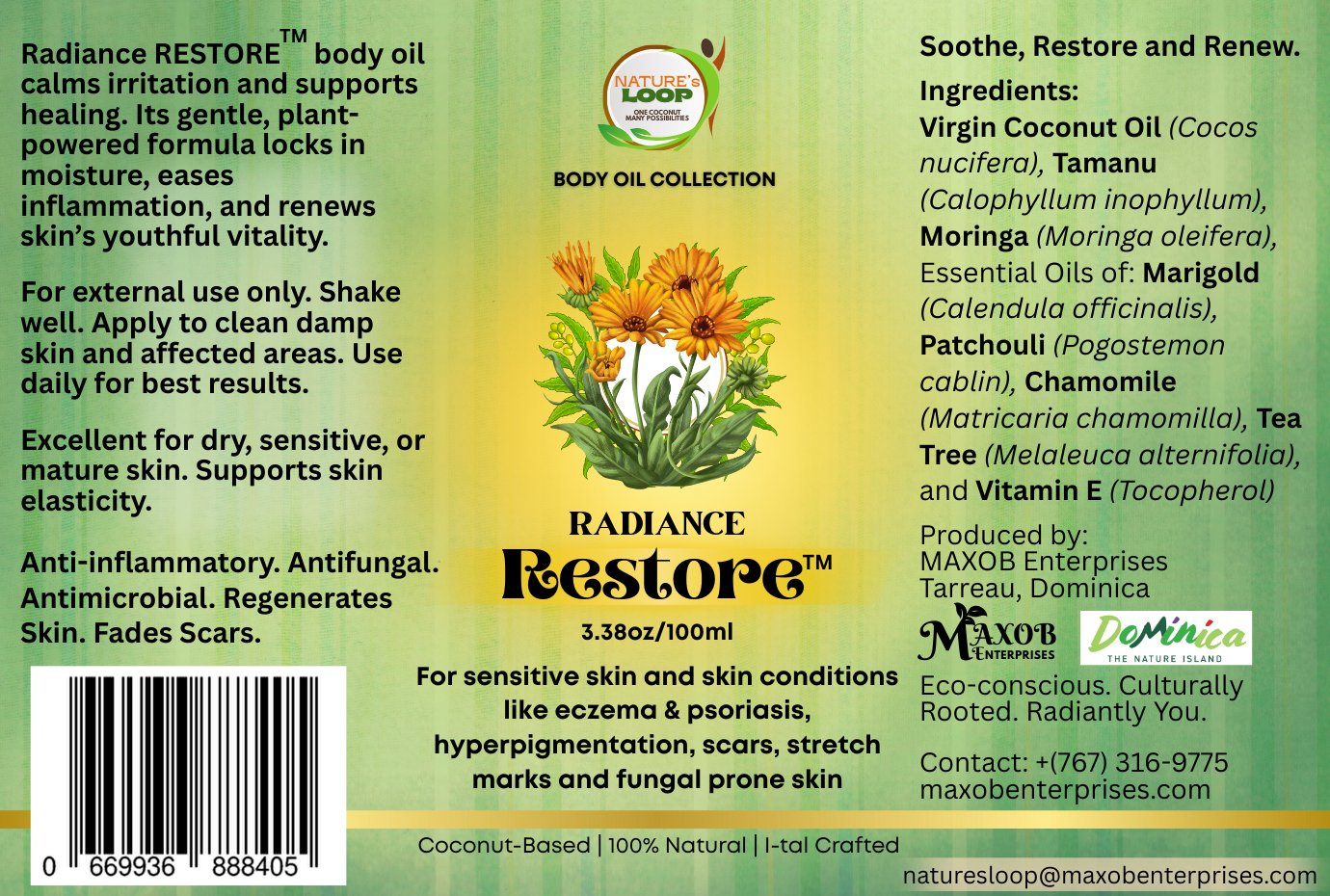 Radiance Restore Body Oil (3.38oz/100ml) - Image 3